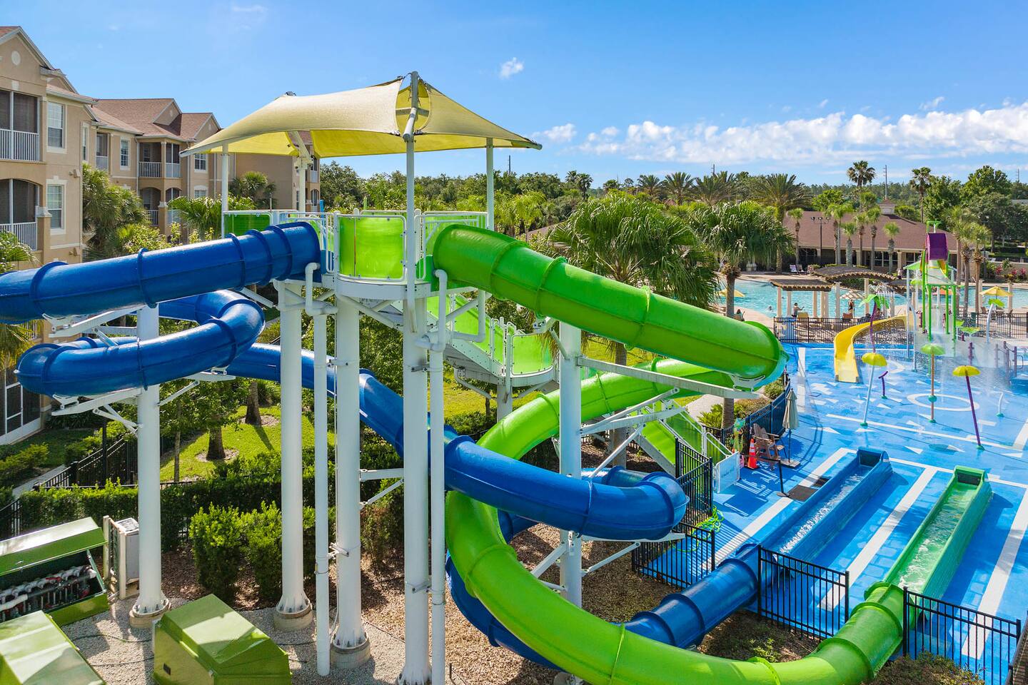 Water Adventure Zone: Thrilling slides and splash-tastic water play!